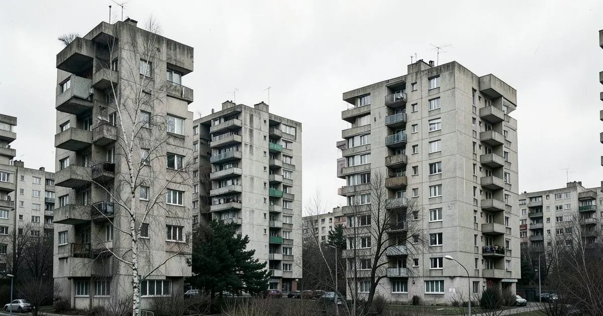 Immeubles collectifs des quartiers périphériques à Amiens